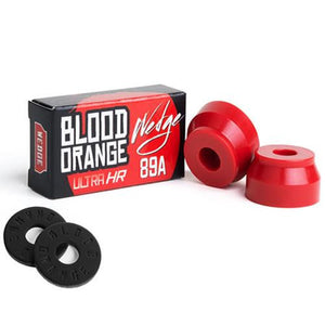 Blood Orange Bushings: Ultra HR Wedge 89a Red Bushings- Edge Boardshop