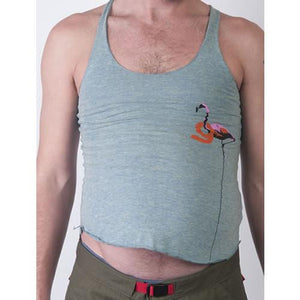 Orangatang T Shirt: Ladies Flamingo Tank T Shirts- Edge Boardshop