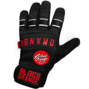 Blood Orange Slide Gloves: Knuckles Black/Black Slide Gloves & Pucks- Edge Boardshop