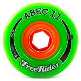 ABEC11 Longboard Wheels: Freerides Centerset 72mm 84a Wheels- Edge Boardshop