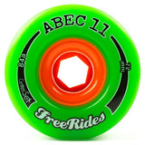 ABEC11 Longboard Wheels: Freerides Centerset 72mm 84a Wheels- Edge Boardshop