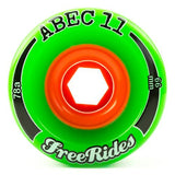 ABEC11 Longboard Wheels: Freerides 66mm 78a Wheels- Edge Boardshop