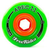 ABEC11 Longboard Wheels: Freerides Centerset 72mm 81a Wheels- Edge Boardshop