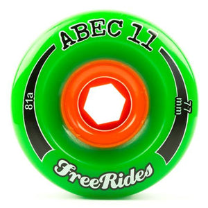 ABEC11 Longboard Wheels: Freerides 77mm 81a Wheels- Edge Boardshop