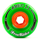 ABEC11 Longboard Wheels: Freerides 77mm 81a Wheels- Edge Boardshop