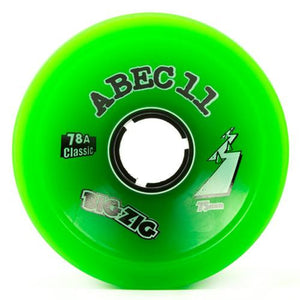 ABEC11 Longboard Wheels: BigZigs Classic 75mm 78a Wheels- Edge Boardshop