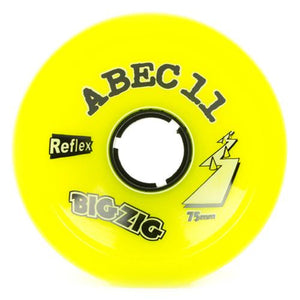 ABEC11 Longboard Wheels: BigZigs Reflex 75mm 83a Lemon Wheels- Edge Boardshop