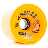 ABEC11 Longboard Wheels: Big Zigs Reflex 75mm 86a Orange Wheels- Edge Boardshop