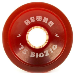 Retro Longboard Wheels: BigZig 75mm 78a Wheels- Edge Boardshop