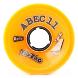 ABEC11 Longboard Wheels: ZigZags Reflex 66mm 86a Orange Wheels- Edge Boardshop