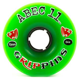 ABEC11 Longboard Wheels: Grippins 70mm 84a Wheels- Edge Boardshop