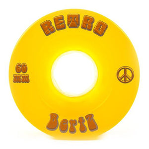 Retro Longboard Skateboard Wheels: Bertz 60mm 81a Wheels- Edge Boardshop