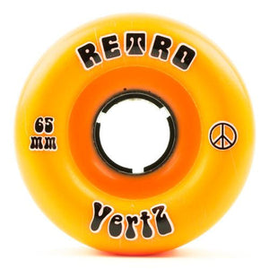 Retro Longboard Skateboard Wheels: Vertz 65mm 96a Wheels- Edge Boardshop