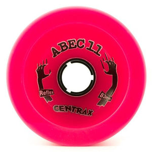 ABEC11 Longboard Wheels: Centrax Reflex 83mm 77a Pink Wheels- Edge Boardshop