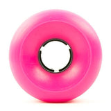 Pink Longboard Wheels:  PolkaDots 62mm 96a w/ grooves Wheels- Edge Boardshop