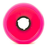 Pink Longboard Wheels: Seven-O's 70mm 78a Pink Wheels- Edge Boardshop