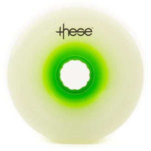 These Wheels: 717 Freeride Stone Ground 74.5mm 80a Green Core