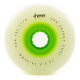 These Wheels: 717 Freeride Stone Ground 74.5mm 80a Green Core