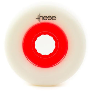 These Wheels: 727 Freeride Smooth 66mm 78a Red Core