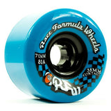 Sector 9 Longboard Wheels: RFW 70mm 80a Blue Round Lip