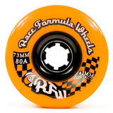 Sector 9 Longboard Wheels: RFW 73mm 82a Orange Round Lip