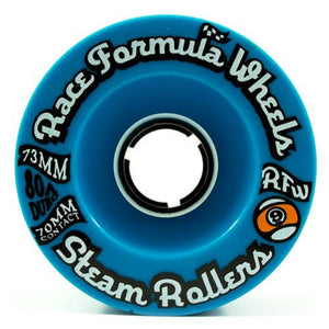 Sector 9 Longboard Wheels: RFW STEAM ROLLER 73mm 80a Blue