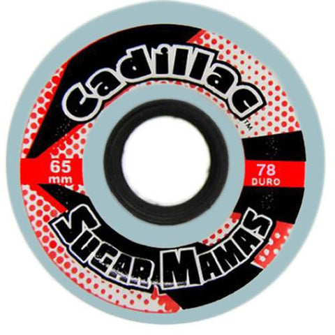 Cadillac Longboard Wheels: Sugar Mamas 65mm 78a Wheels- Edge Boardshop