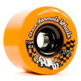 Sector 9 Longboard Wheels: RFW 70mm 82a Orange Round Lip