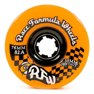 Sector 9 Longboard Wheels: RFW 76mm 82a Orange Round Lip