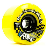 Sector 9 Longboard Wheels: RFW 76mm 78a Yellow Round Lip