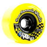 Sector 9 Longboard Wheels: RFW 70mm 78a Yellow Round Lip