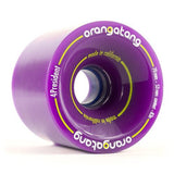 Orangatang Longboard Wheels: 4 President 70mm 83a Purple Wheels- Edge Boardshop