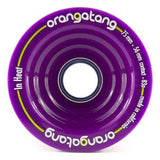 Orangatang Longboard Wheels: In Heat 75mm 83a Purple Wheels- Edge Boardshop