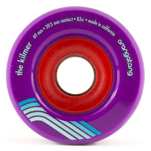 Orangatang Longboard Wheels: The Kilmer 69mm 83a Purple Wheels- Edge Boardshop