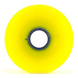 Orangatang Longboard Wheels: Durian 75mm 86a Yellow Wheels- Edge Boardshop