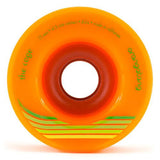 Orangatang Longboard Wheels: The Cage 73mm 80a Orange Wheels- Edge Boardshop