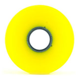 Orangatang Longboard Wheels: Fat Free 65mm 86a Yellow Wheels- Edge Boardshop