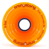 Orangatang Longboard Wheels: In Heat 75mm 80a Orange Wheels- Edge Boardshop