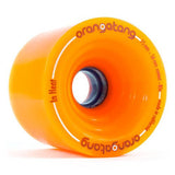 Orangatang Longboard Wheels: In Heat 75mm 80a Orange Wheels- Edge Boardshop