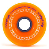 Orangatang Longboard Wheels: Moronga 72.5mm 80a Orange Wheels- Edge Boardshop