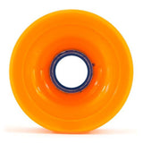 Orangatang Longboard Wheels: Moronga 72.5mm 80a Orange Wheels- Edge Boardshop