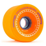 Orangatang Longboard Wheels: Moronga 72.5mm 80a Orange Wheels- Edge Boardshop