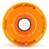 Orangatang Longboard Wheels: 4 President 70mm 80a Orange Wheels- Edge Boardshop