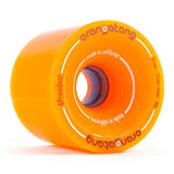 Orangatang Longboard Wheels: 4 President 70mm 80a Orange Wheels- Edge Boardshop