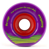 Orangatang Longboard Wheels: The Cage 73mm 83a Purple Wheels- Edge Boardshop