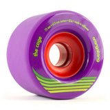 Orangatang Longboard Wheels: The Cage 73mm 83a Purple Wheels- Edge Boardshop