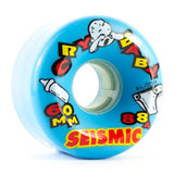 Seismic Longboard Wheels: Cry Baby 60mm 88a Blue