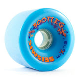 Seismic Longboard Wheels: Bootleg Freeride 70mm 84a Blue