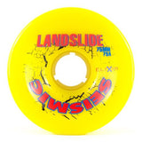 Seismic Longboard Wheels: Landslide Freeride 75mm 79a Yellow