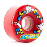 Seismic Longboard Wheels: Cry Baby 60mm 84a Red